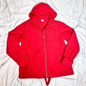 Columbia Women's Cotton-Blend Jacket Size Large Pink/Red Zip-Up  *See Descriptio